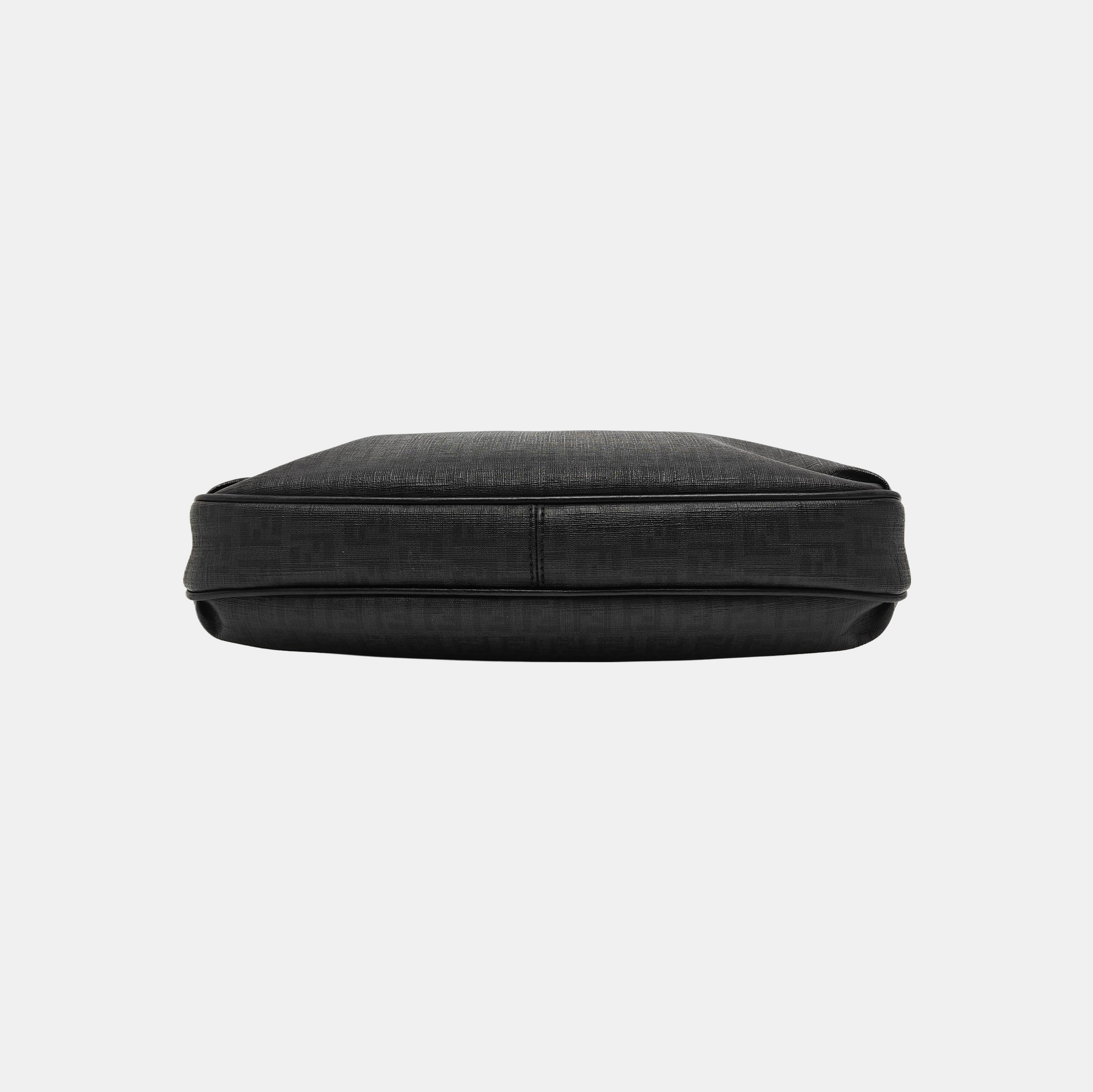 Coated Canvas Shoulder Bag Gray