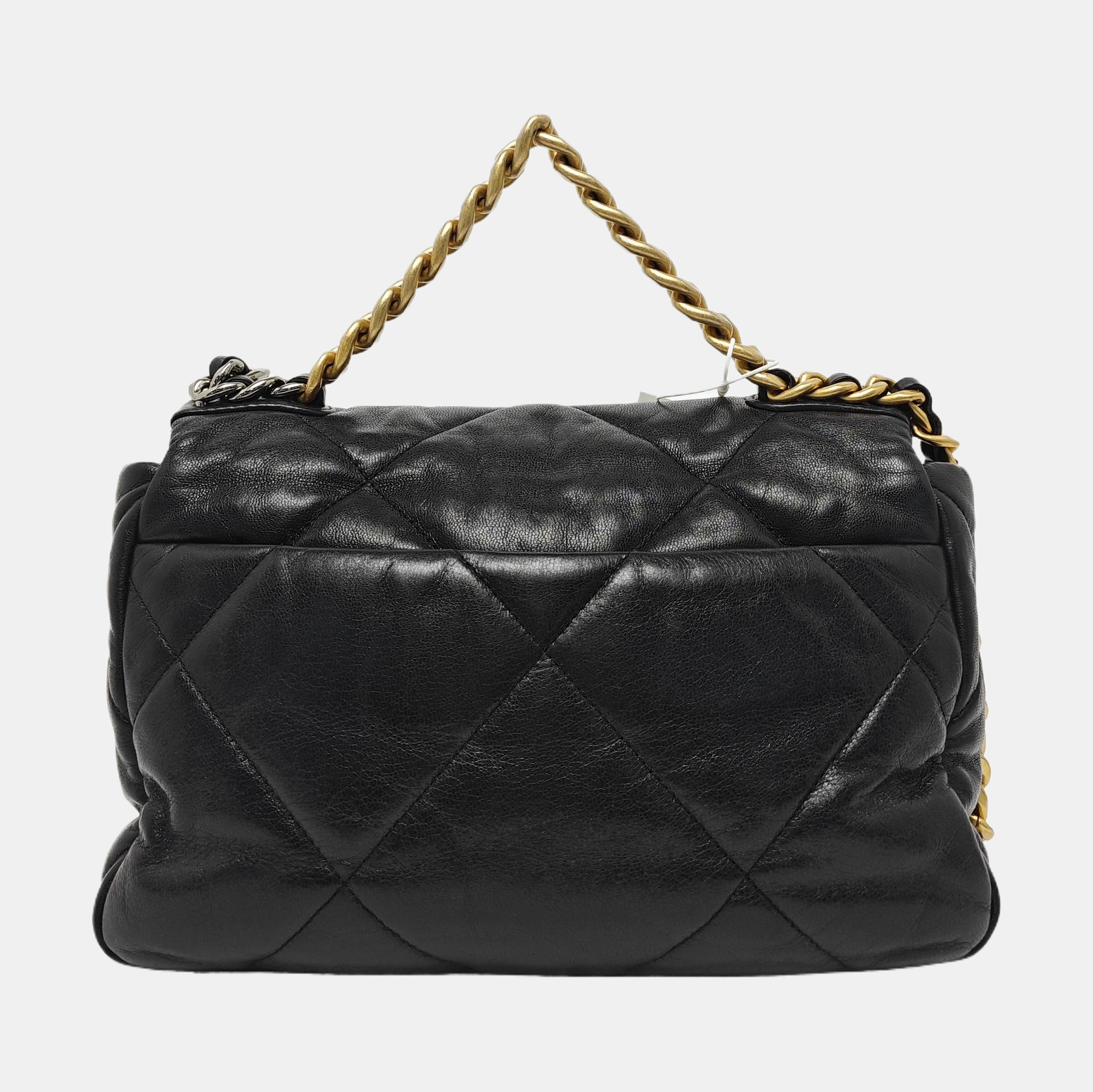 CHANEL 19 Small Quilted Lambskin Black