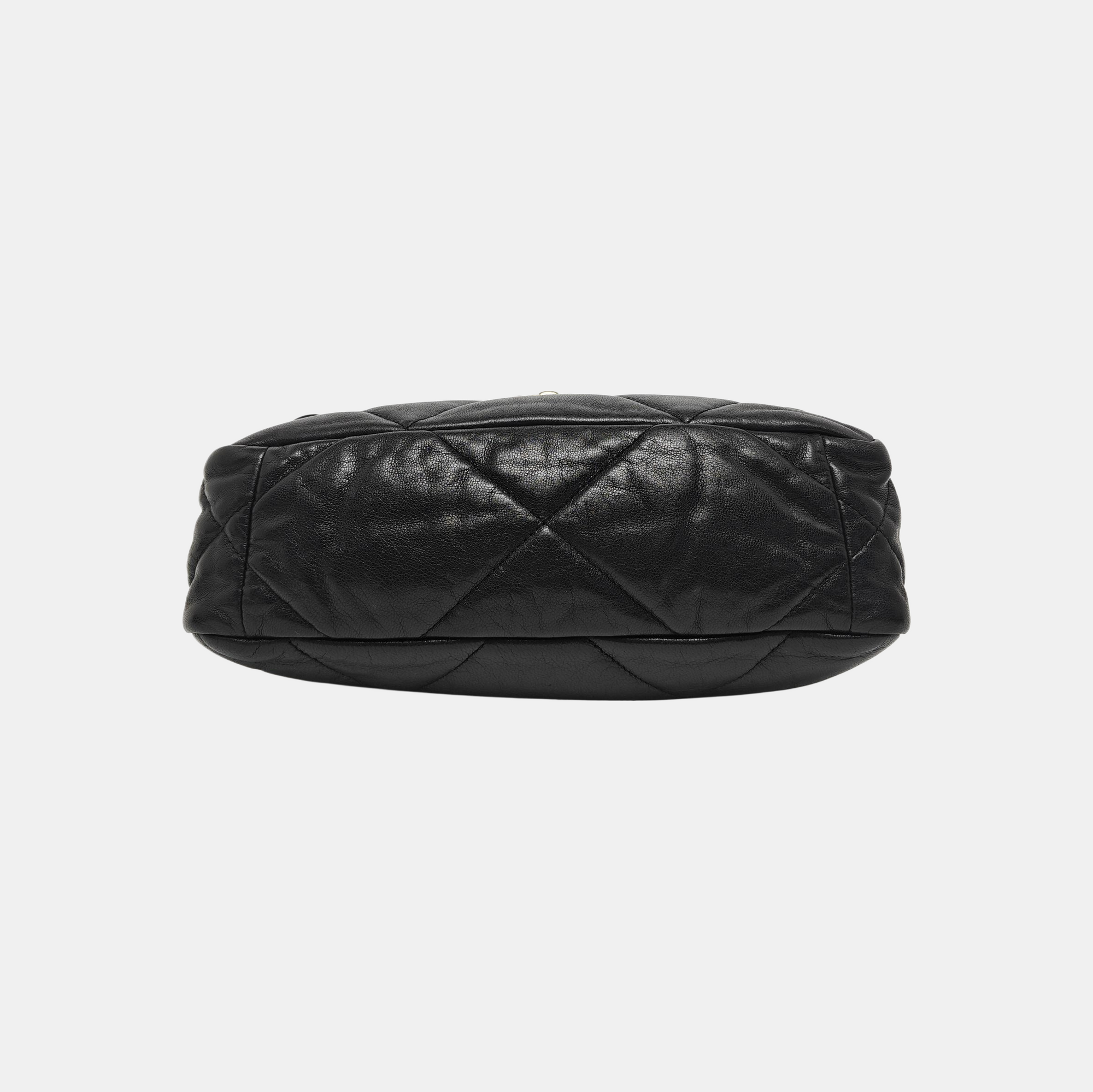 CHANEL 19 Small Quilted Lambskin Black