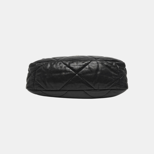 CHANEL 19 Small Quilted Lambskin Black