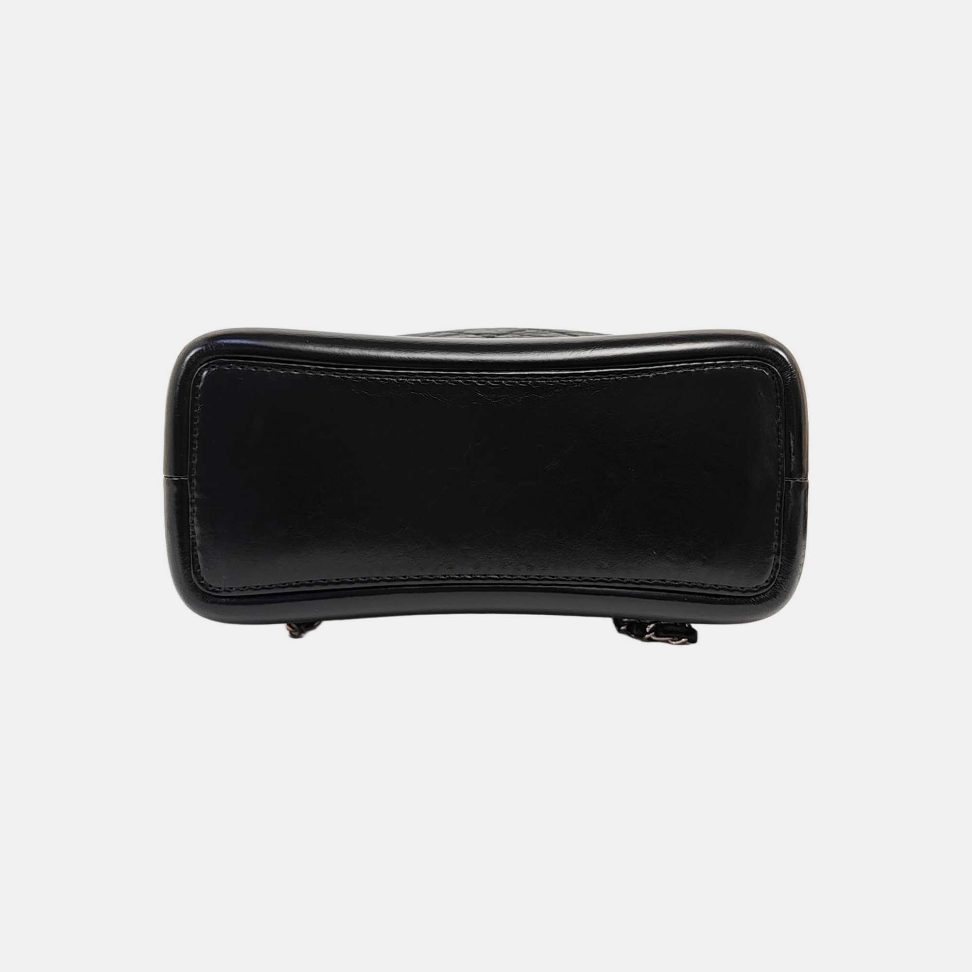 GABRIELLE Small Quilted Calfskin Black
