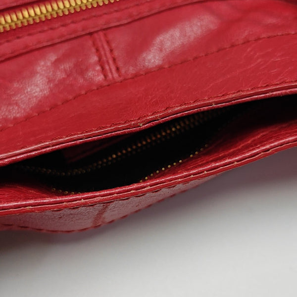 Classic City Medium Lambskin Red