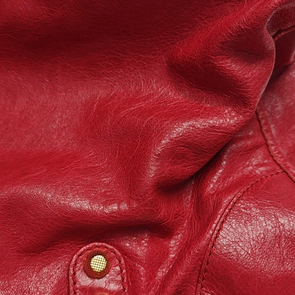 Classic City Medium Lambskin Red