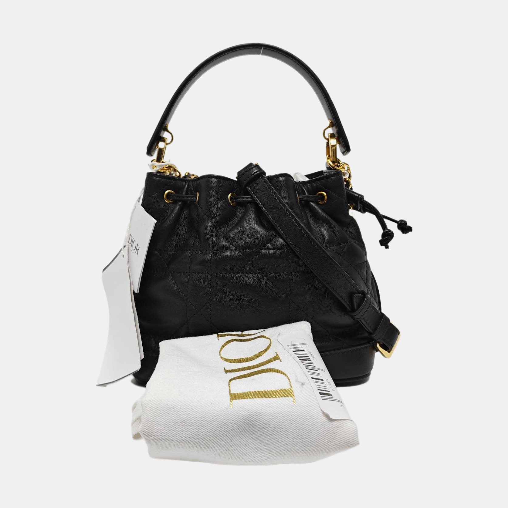 Jolie Small Cannage Lambskin Black