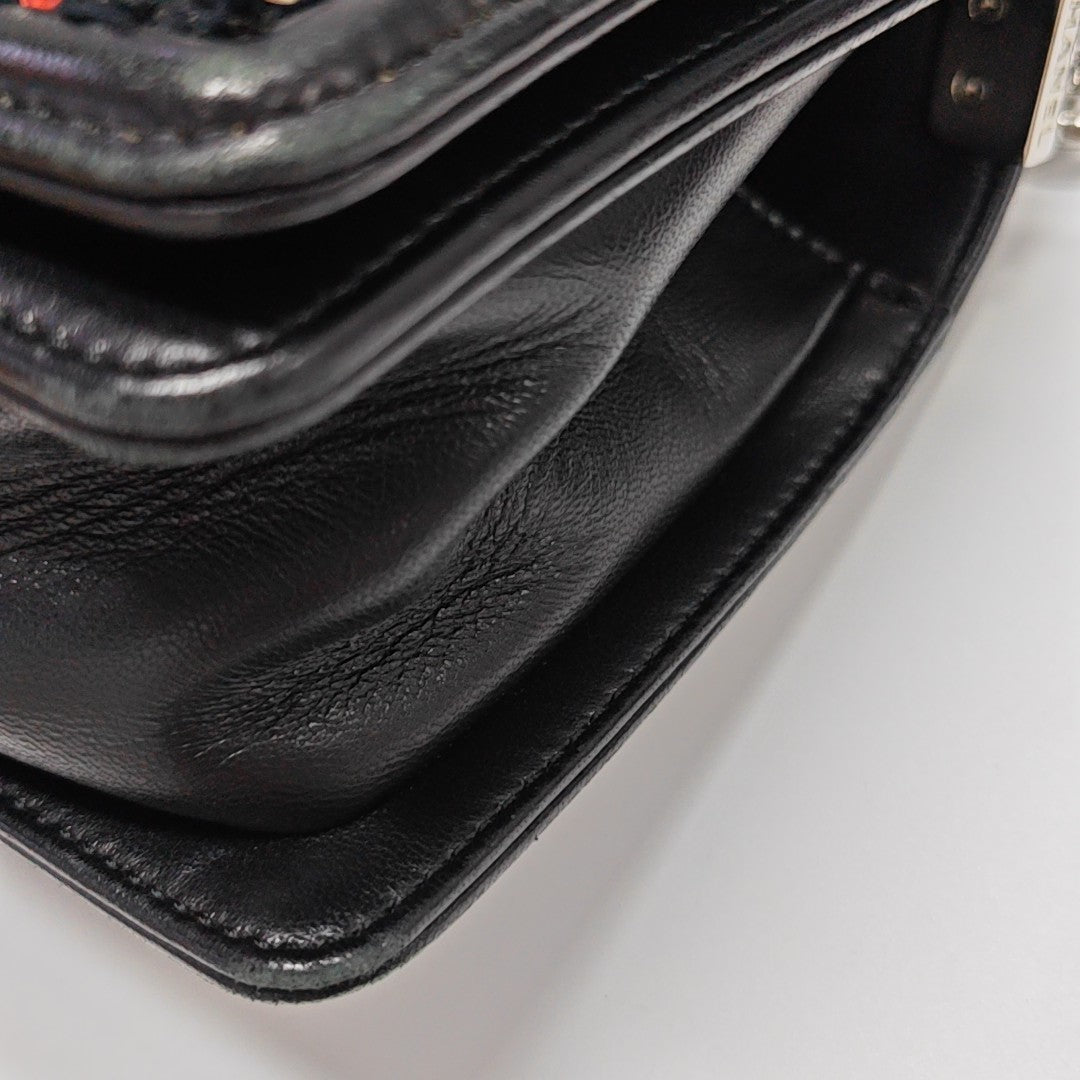 BOY CHANEL Small Quilted Lambskin Black