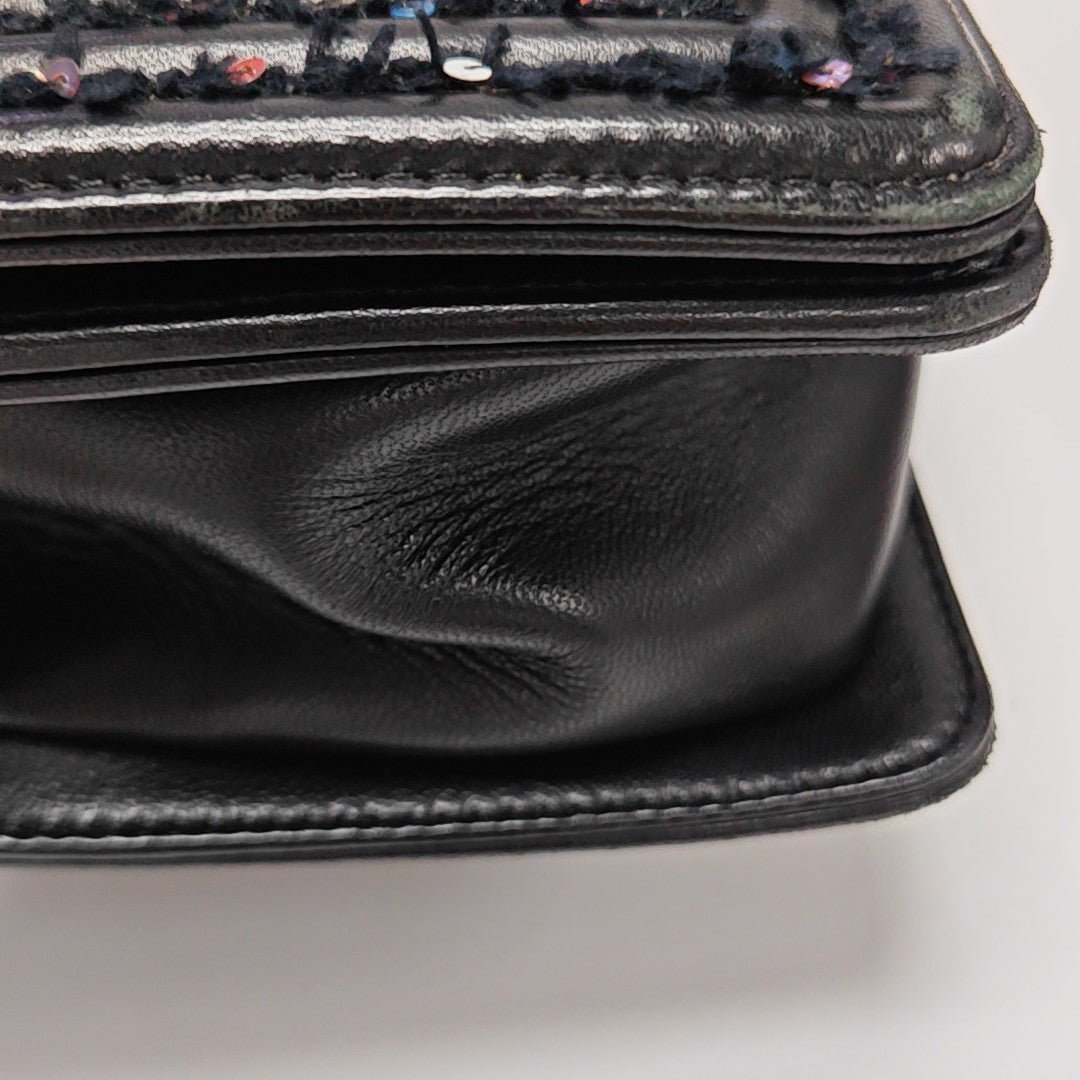 BOY CHANEL Small Quilted Lambskin Black