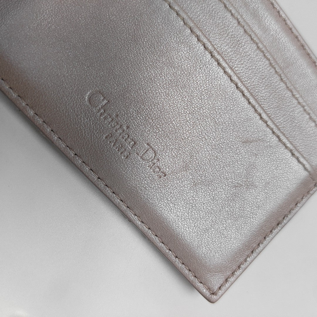 Lady Dior Quilted Lambskin Pink Card Holder