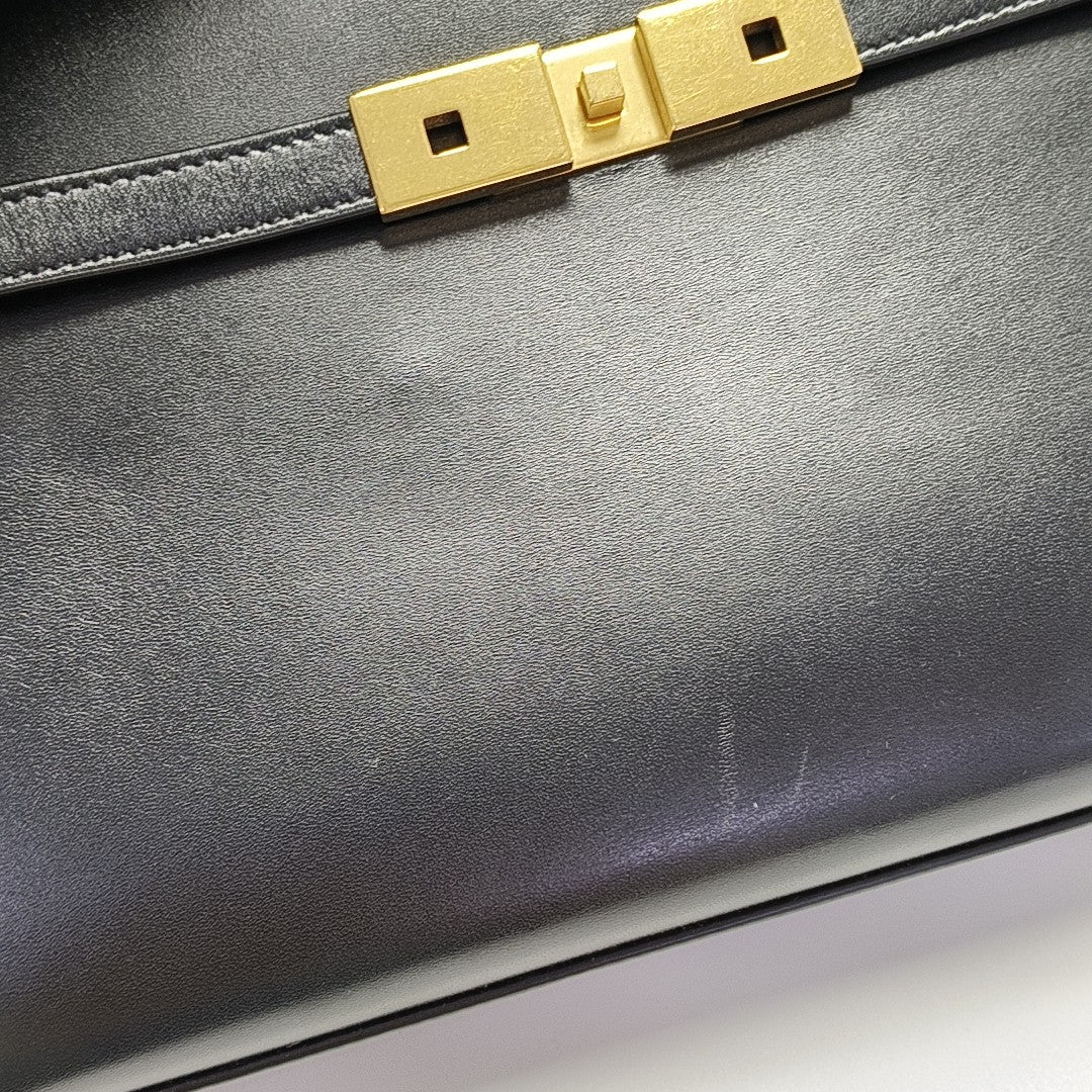 MANHATTAN Small Calfskin Black