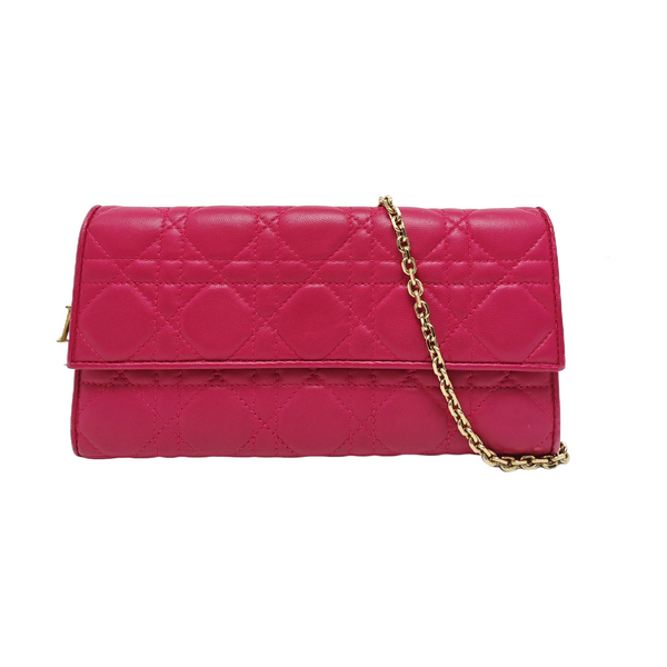 Lady Dior Small Cannage Lambskin Pink