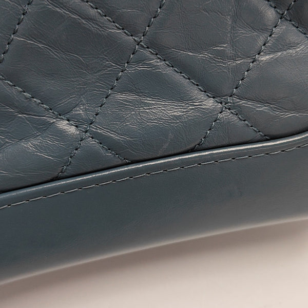 GABRIELLE Small Quilted Calfskin Blue