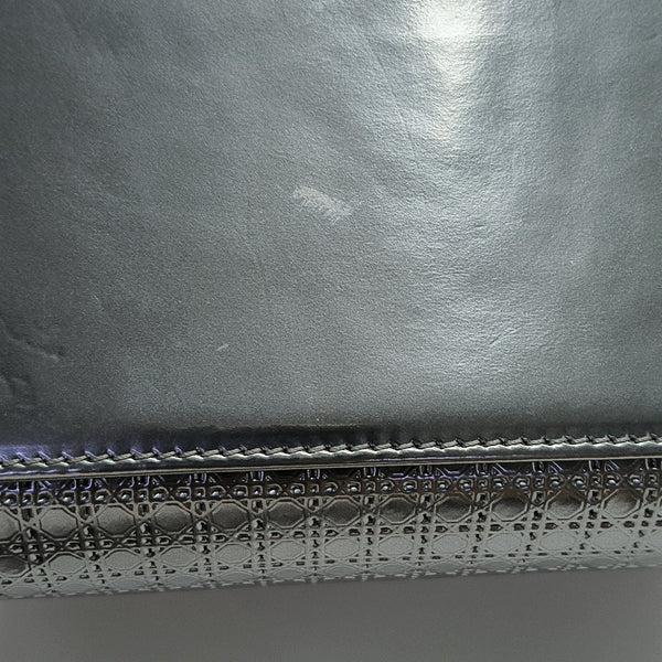 Lady Dior Medium Calfskin Silver