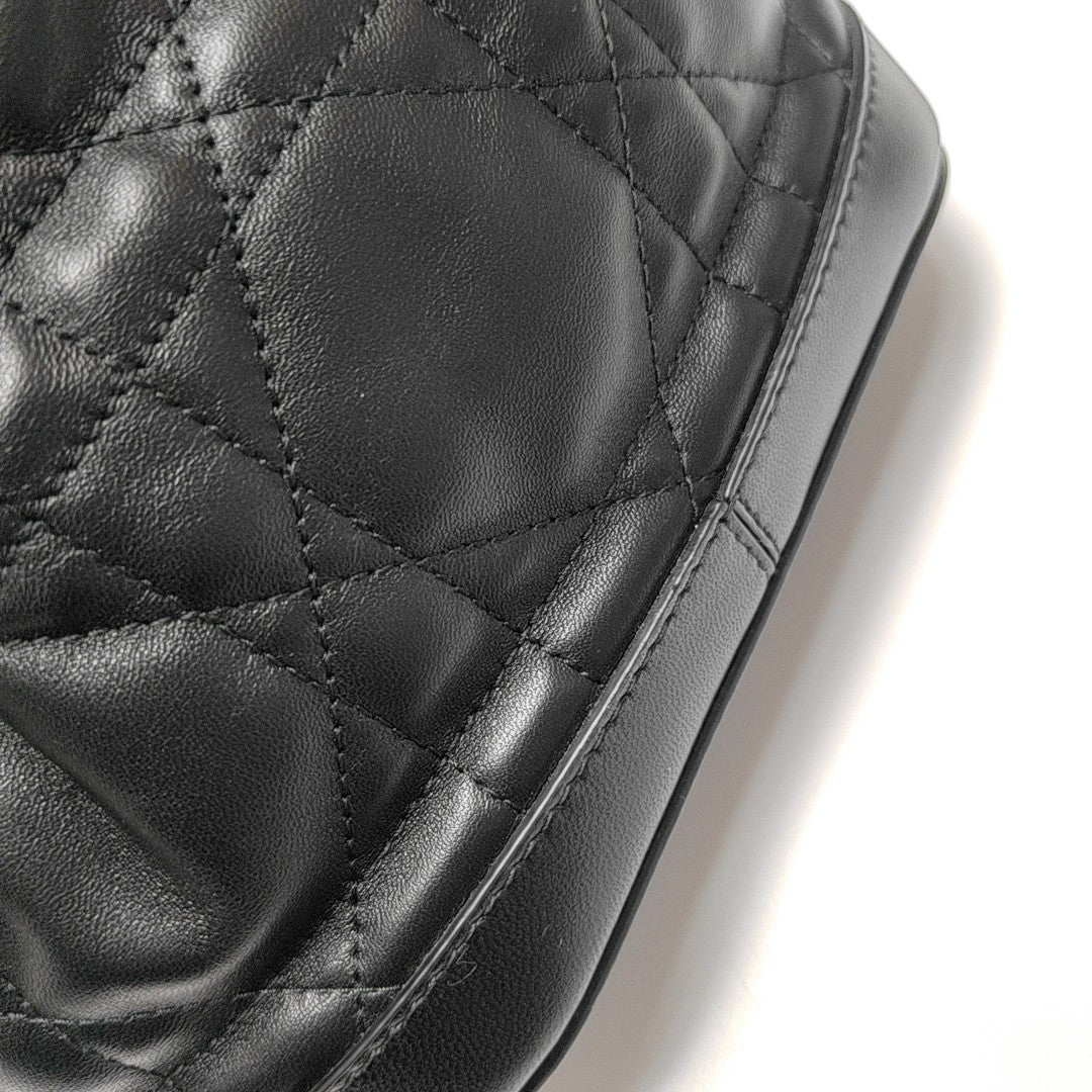 Jolie Small Cannage Lambskin Black