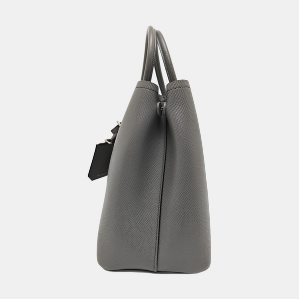 Double Medium Calfskin Gray