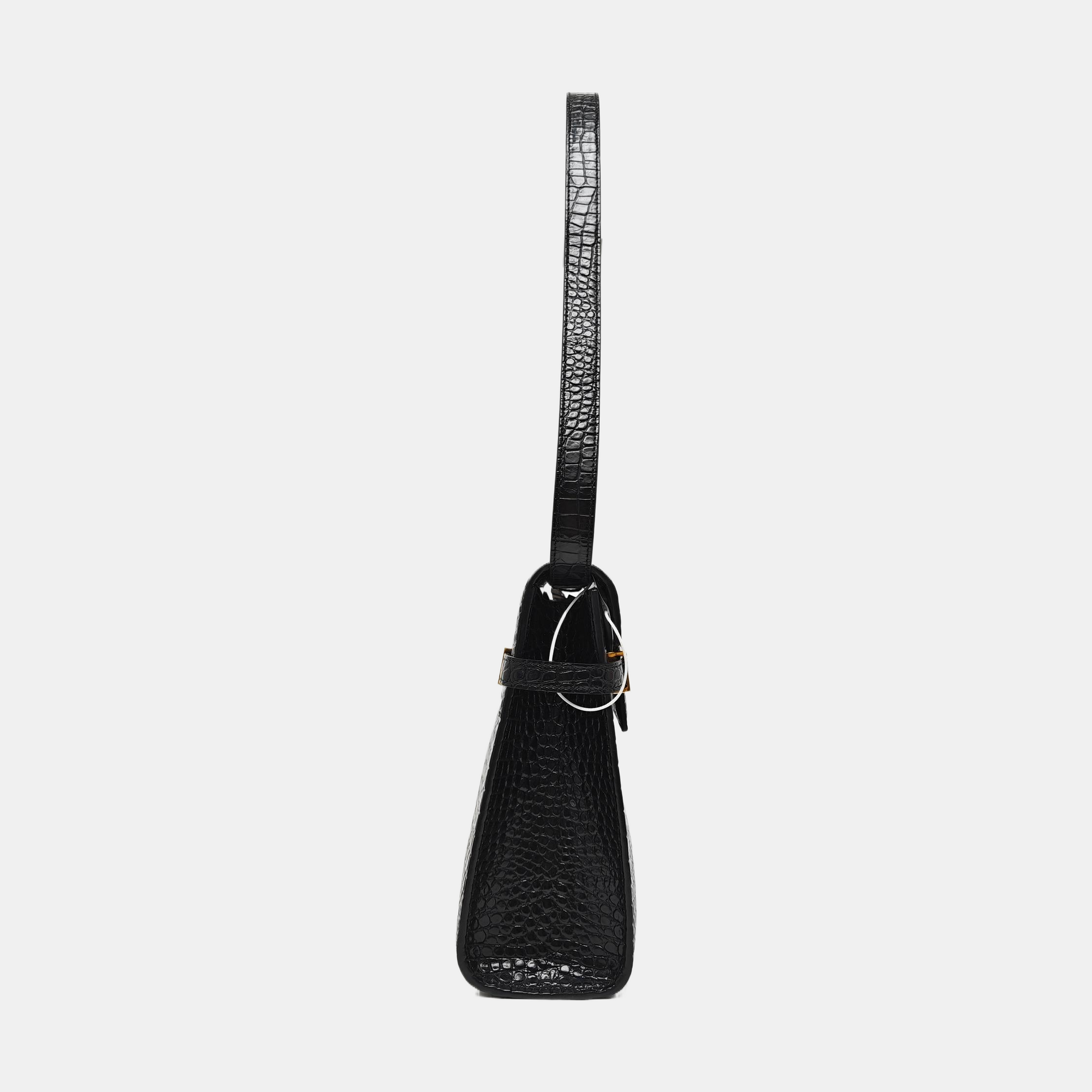 MANHATTAN Medium Calfskin Black