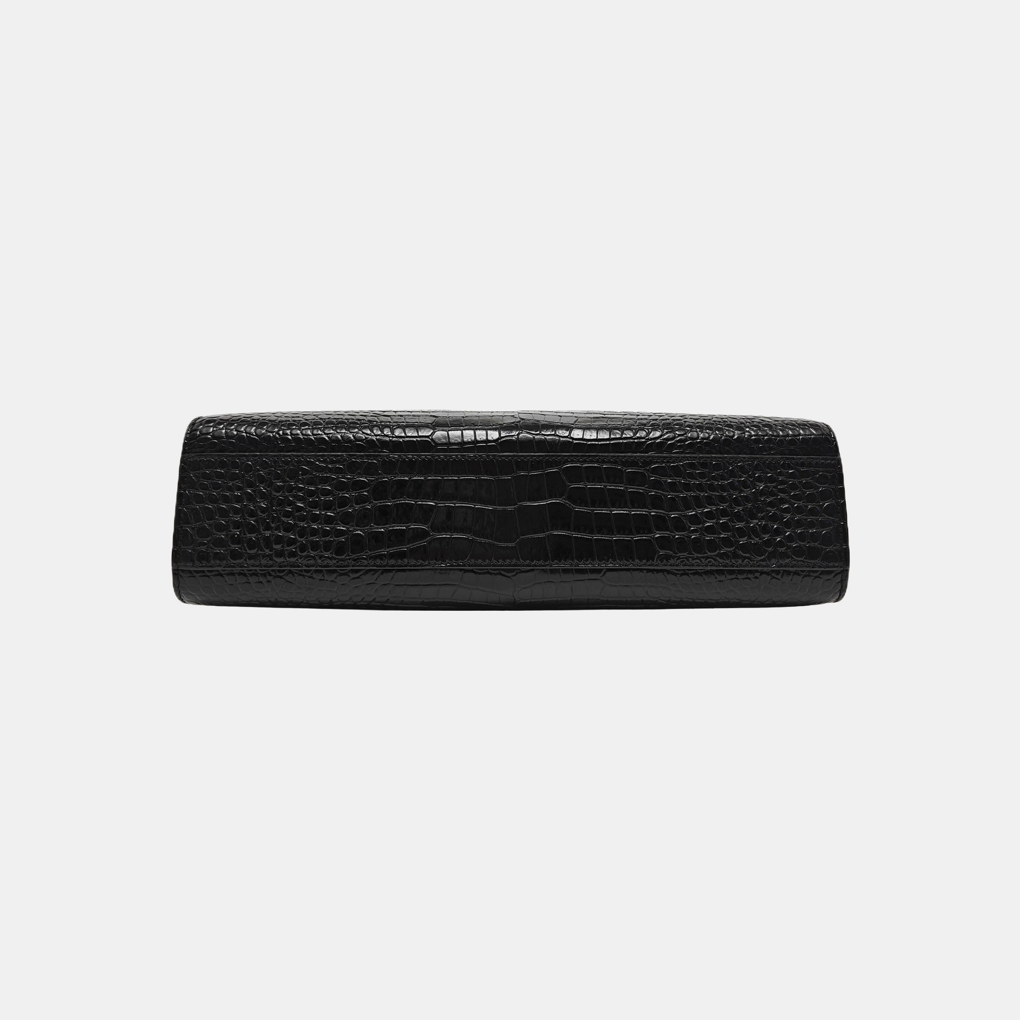 MANHATTAN Medium Calfskin Black