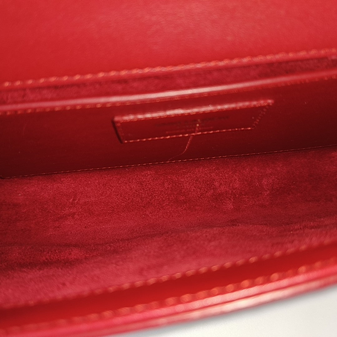 KATE Small Calfskin Red