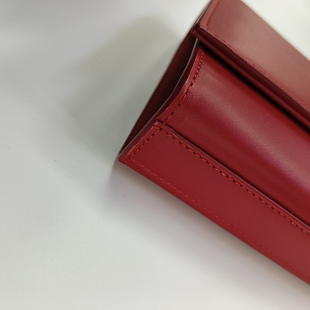 KATE Small Calfskin Red