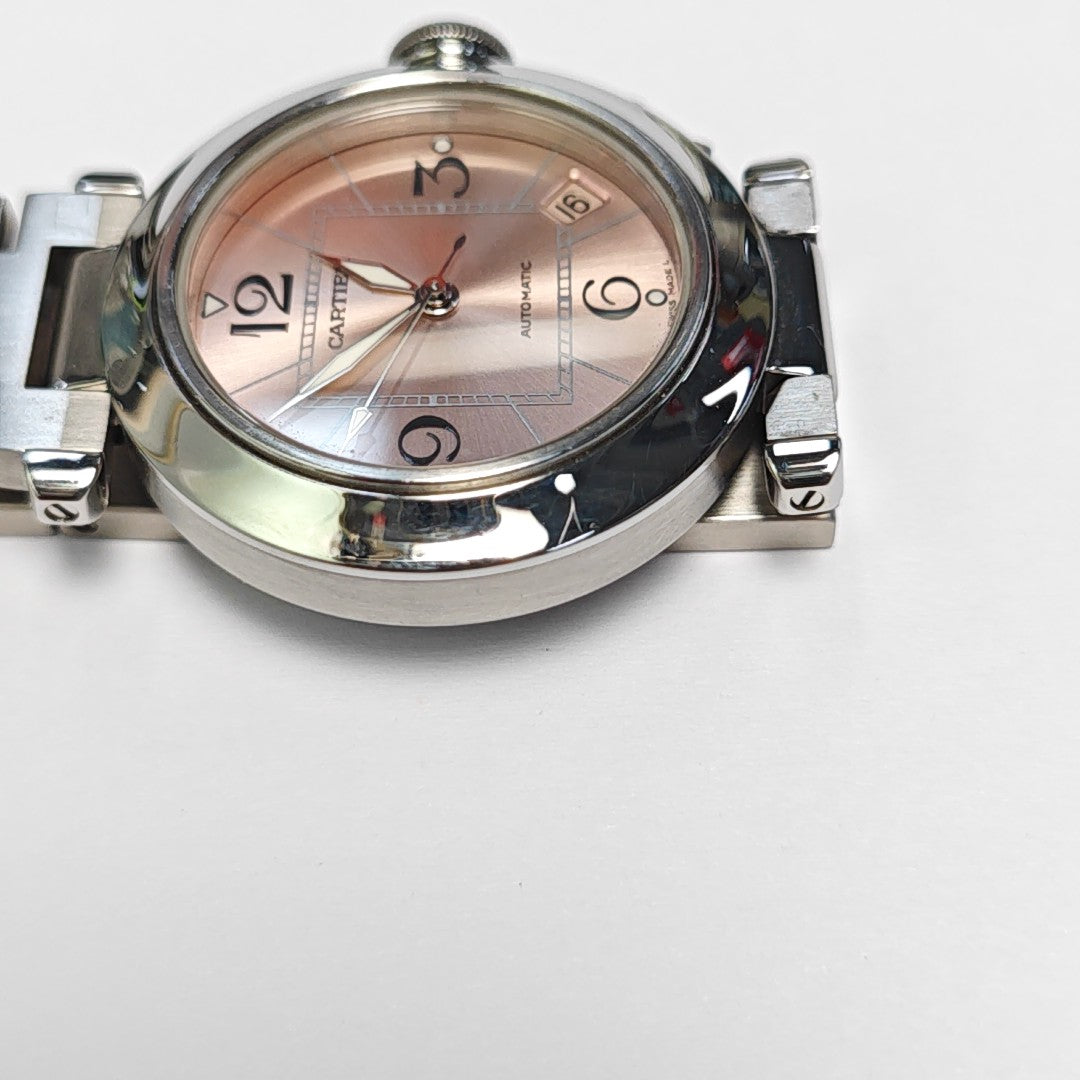 Pasha de Cartier 35mm Pink Automatic Watch