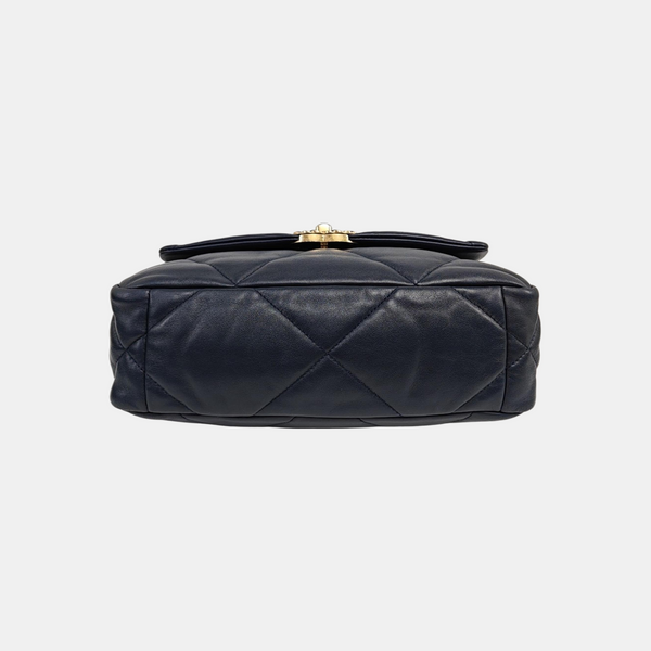 CHANEL 19 Small Quilted Lambskin Blue
