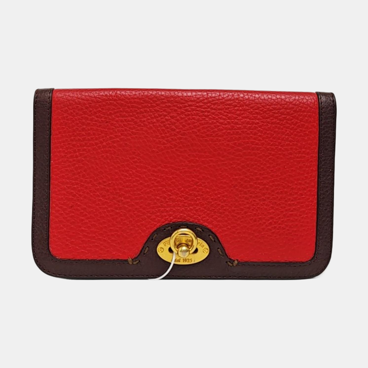 Calfskin Clutch Red