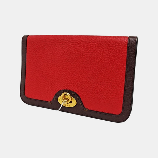 Calfskin Clutch Red