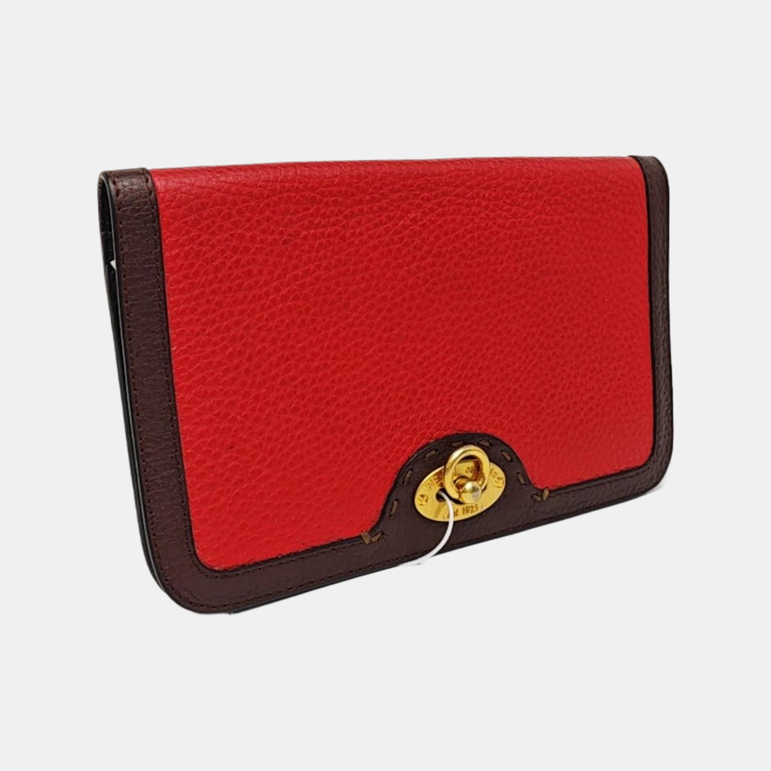 Calfskin Clutch Red