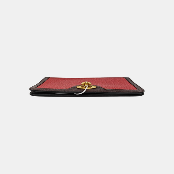 Calfskin Clutch Red