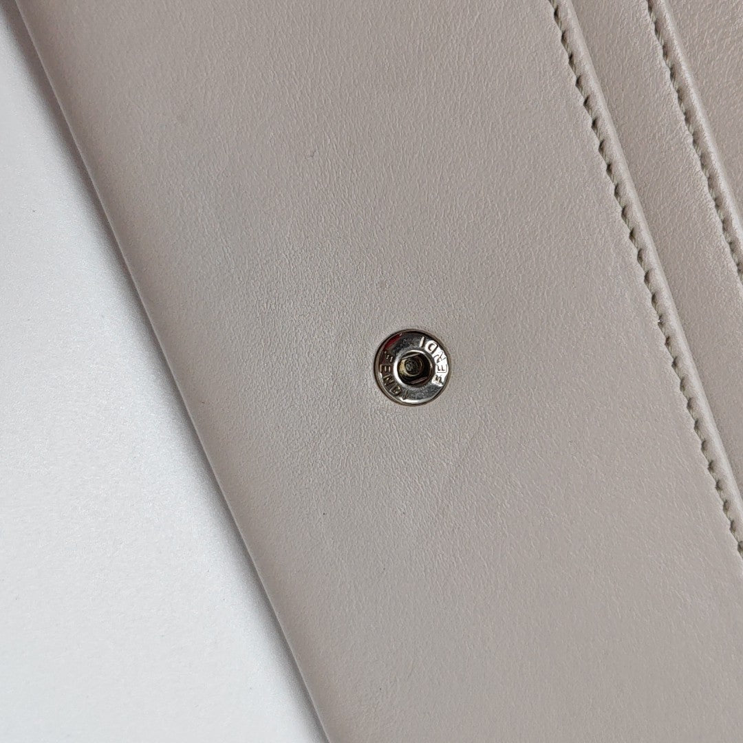 Calfskin Shoulder Bag Gray