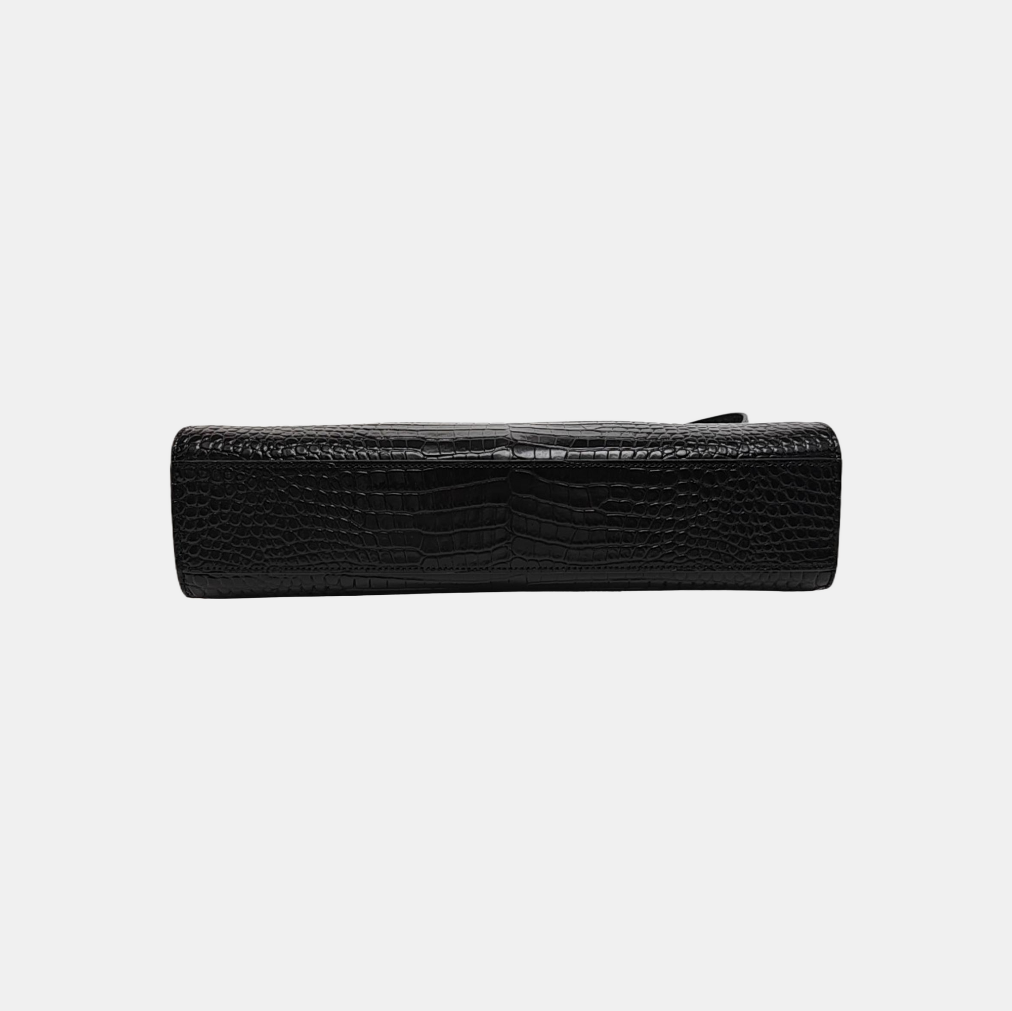 MANHATTAN Medium Calfskin Black