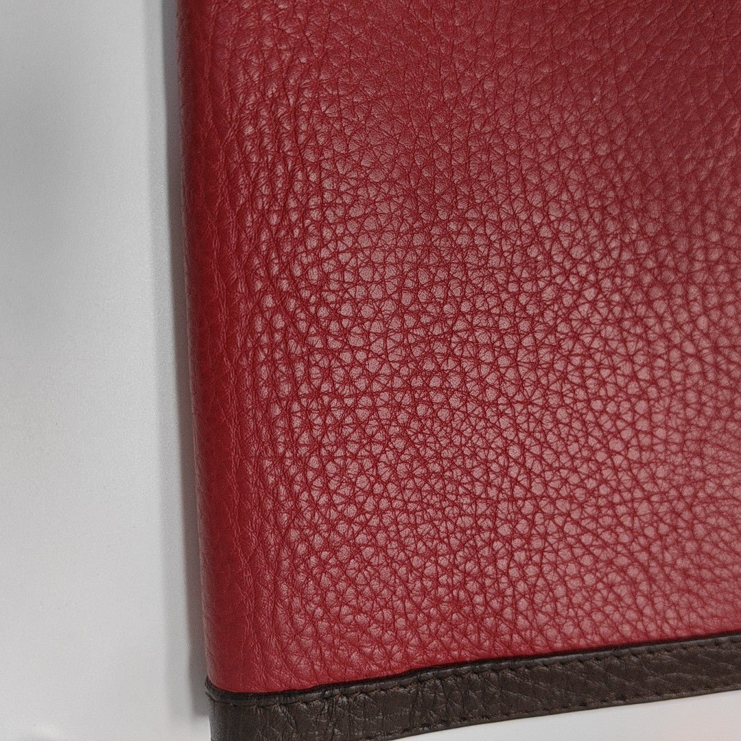 Calfskin Clutch Red