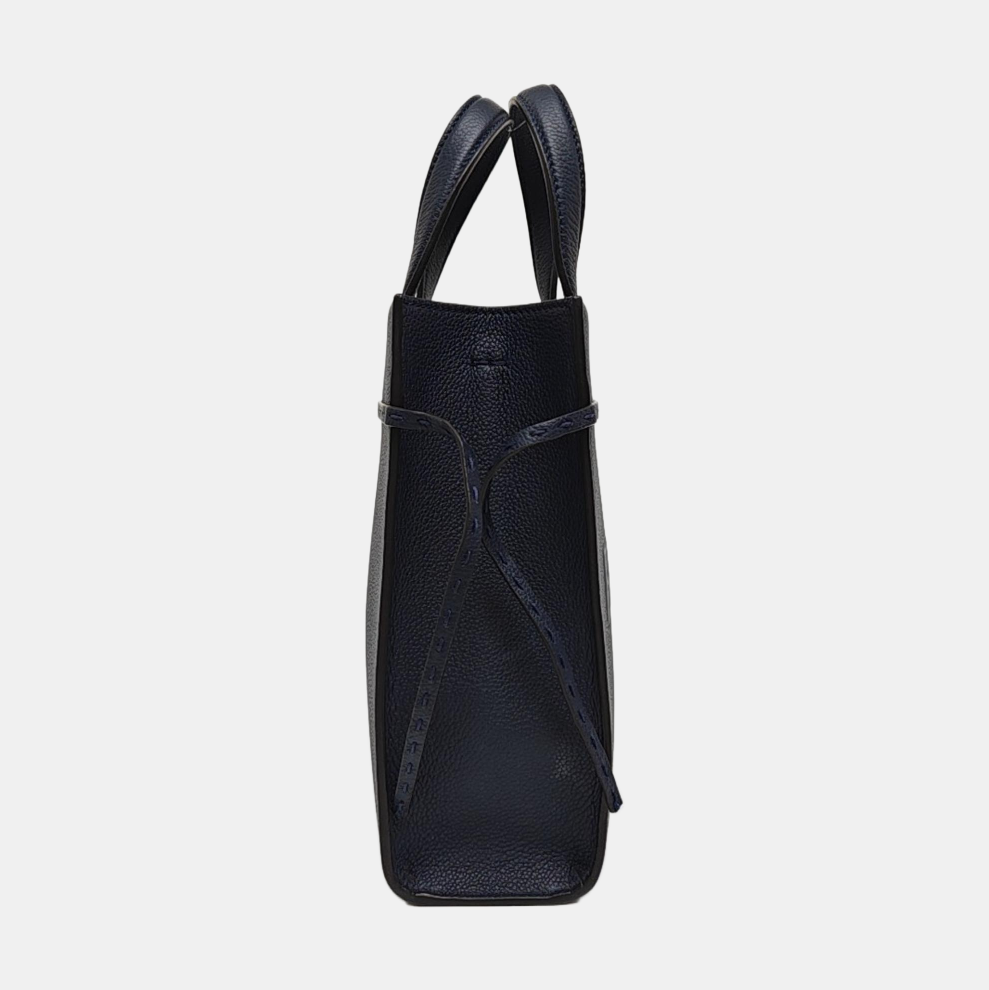 Calfskin Tote Bag Mini Blue