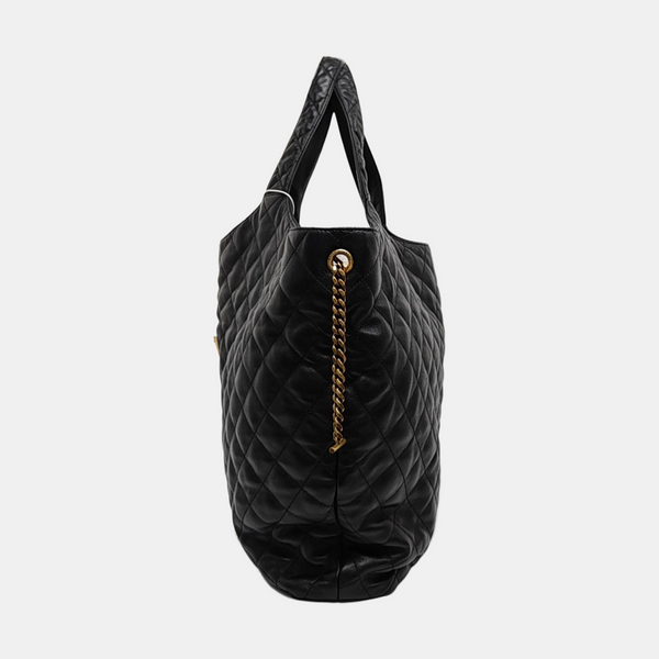 ICARE Extra Large Quilted Lambskin Black