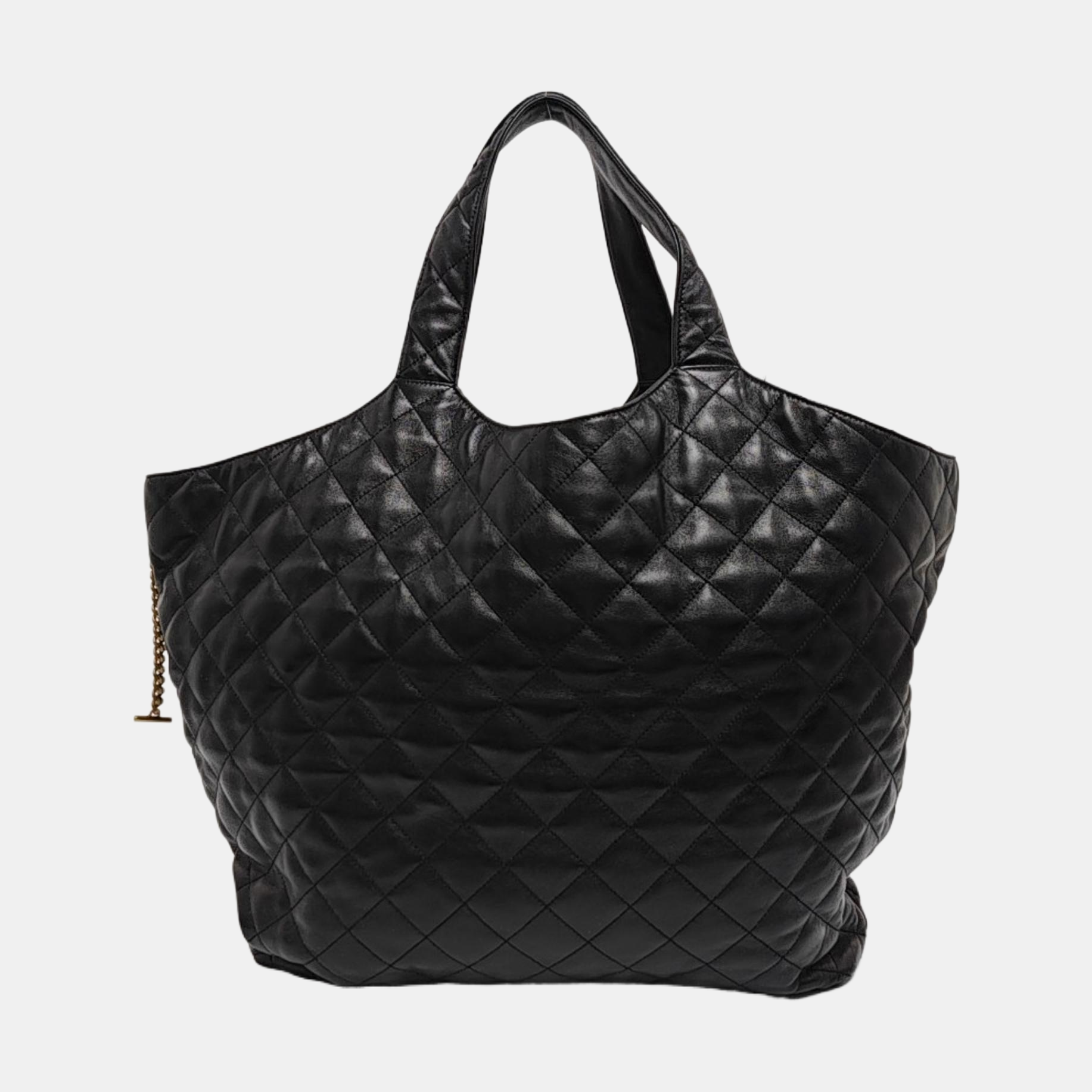ICARE Extra Large Quilted Lambskin Black