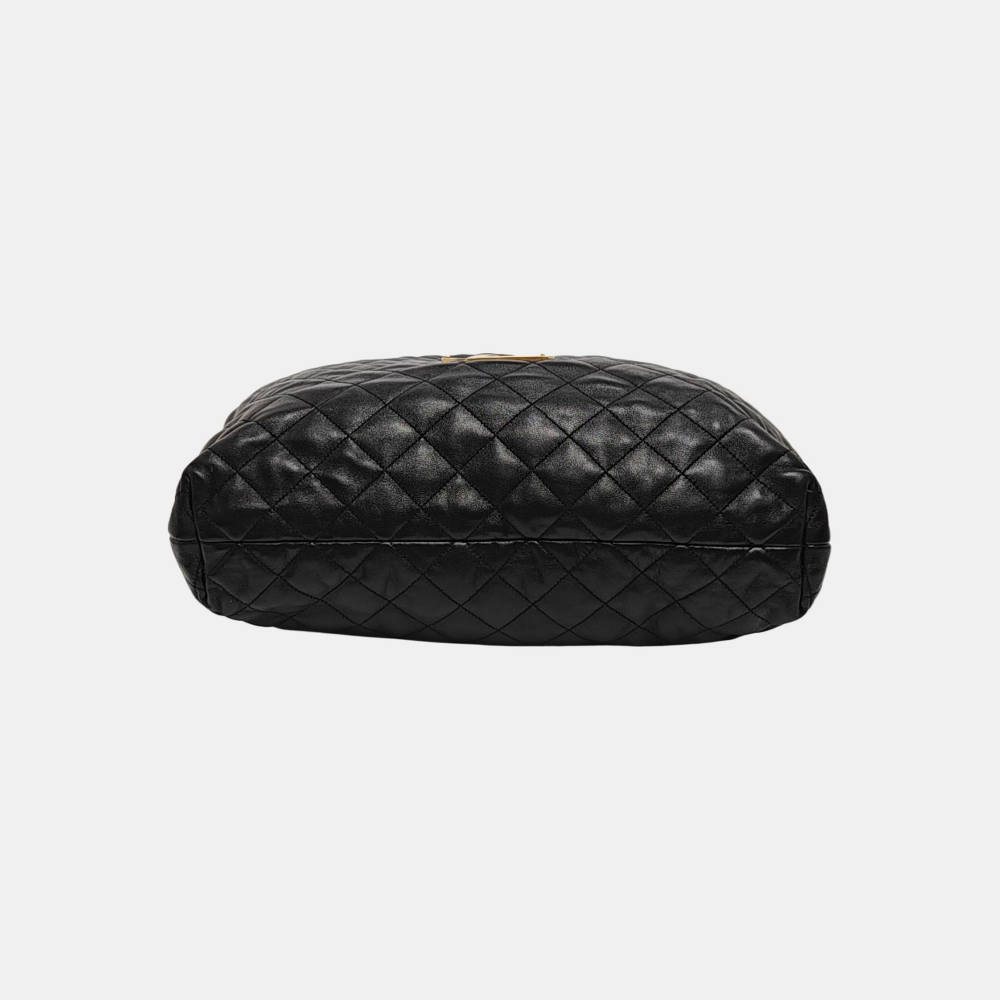 ICARE Extra Large Quilted Lambskin Black