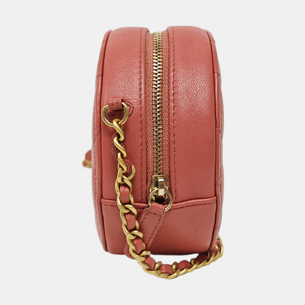 CHANEL 19 Small Quilted Lambskin Pink