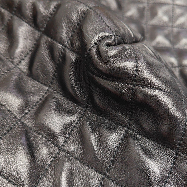 ICARE Extra Large Quilted Lambskin Black