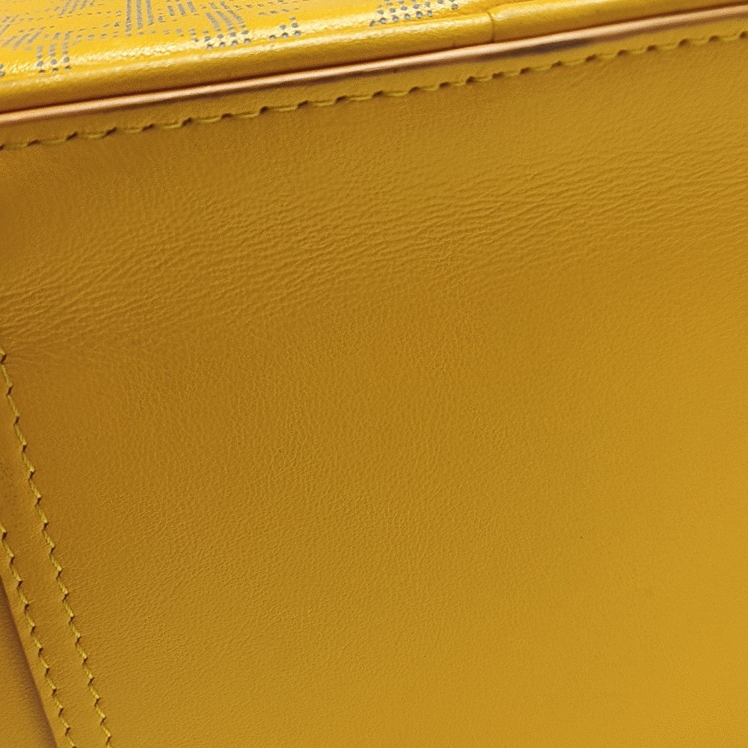 World Tour Large Calfskin Yellow
