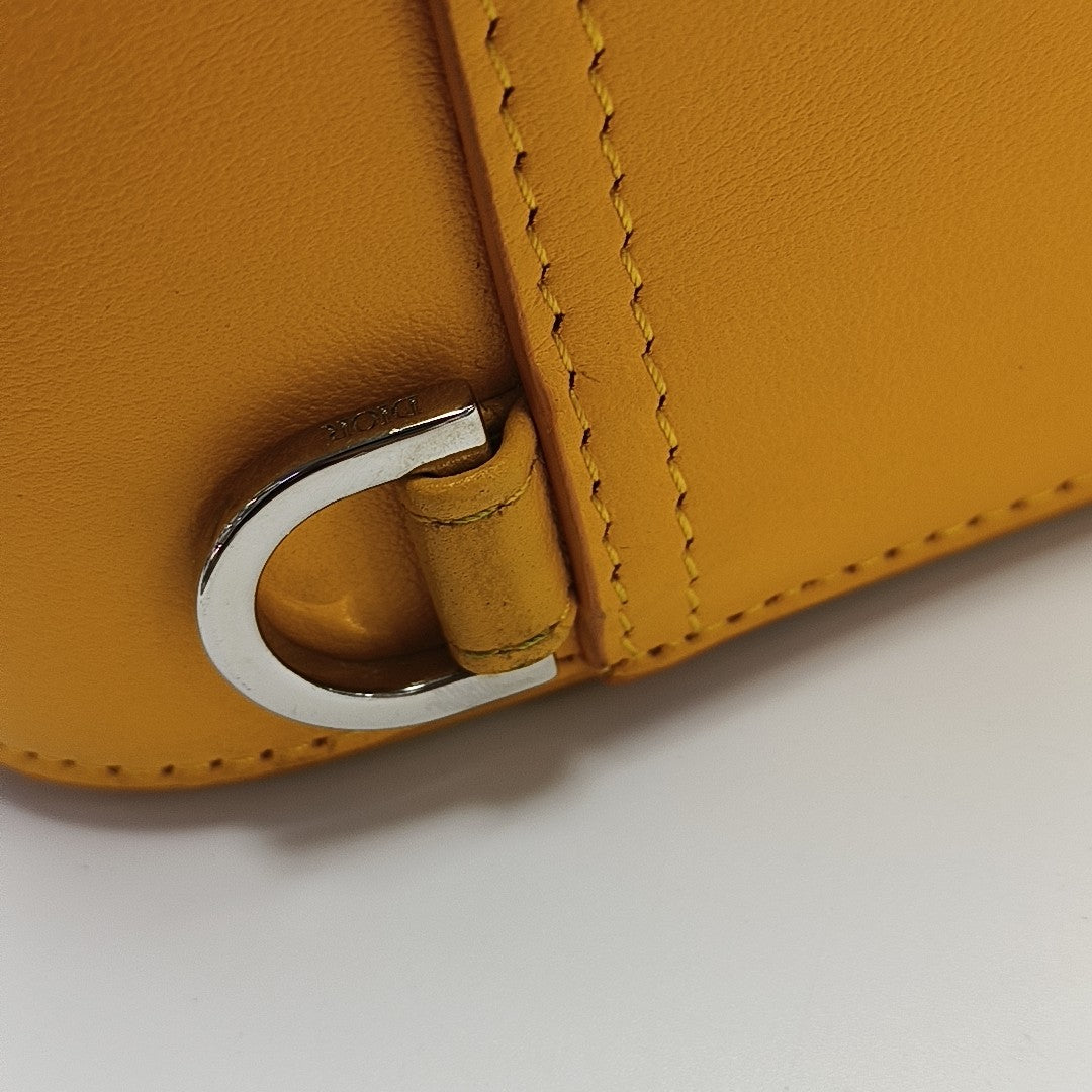 World Tour Large Calfskin Yellow