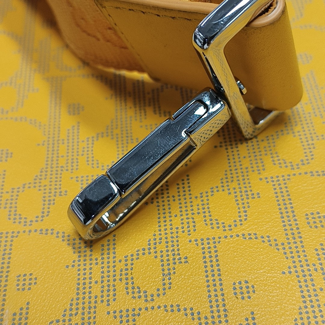 World Tour Large Calfskin Yellow