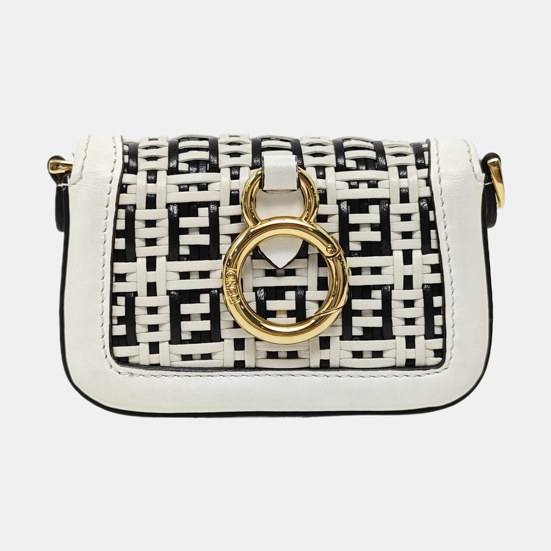 Baguette Nano Calfskin White