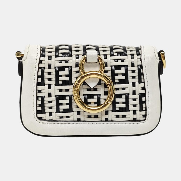 Baguette Nano Calfskin White