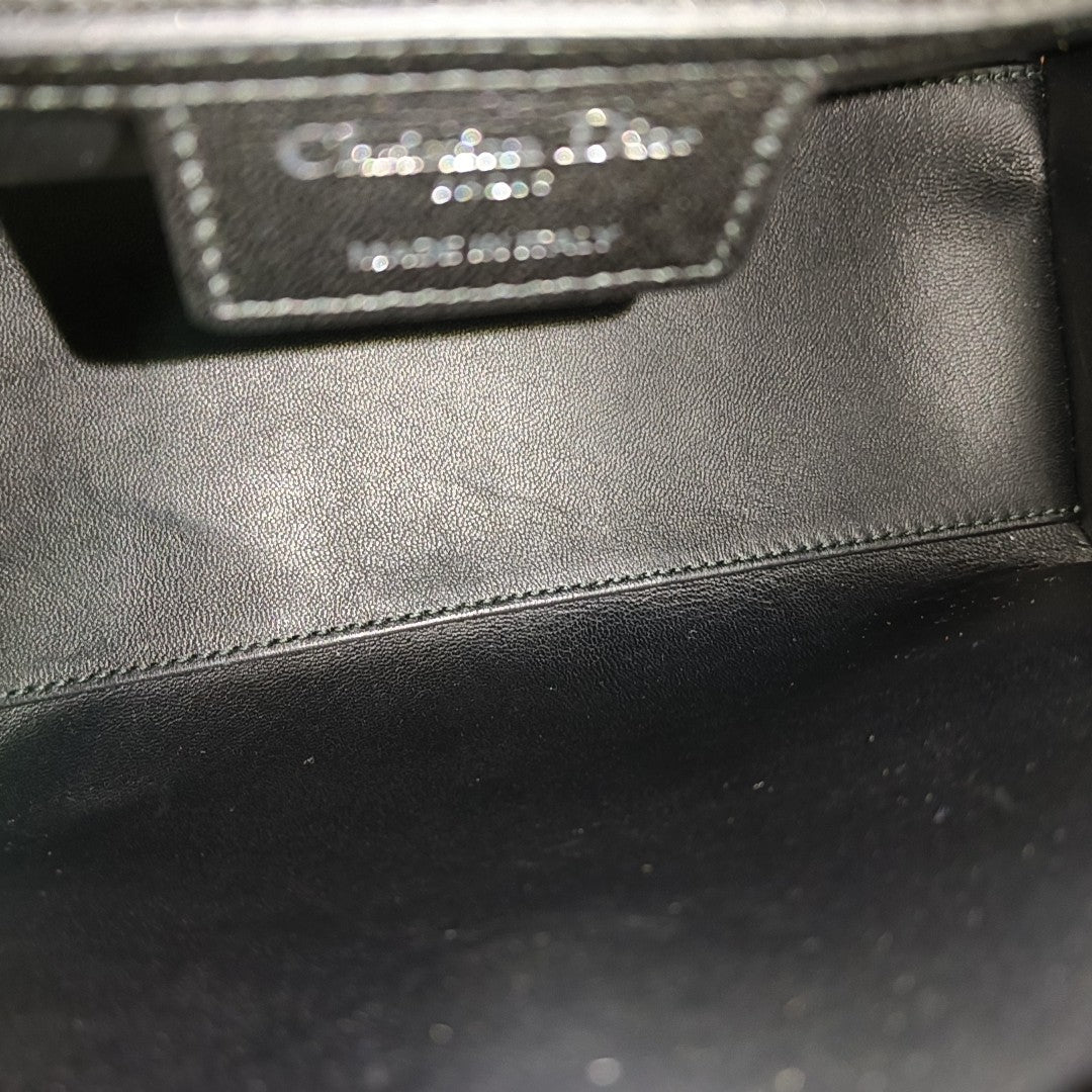 Lady Dior Medium Cannage Lambskin Black