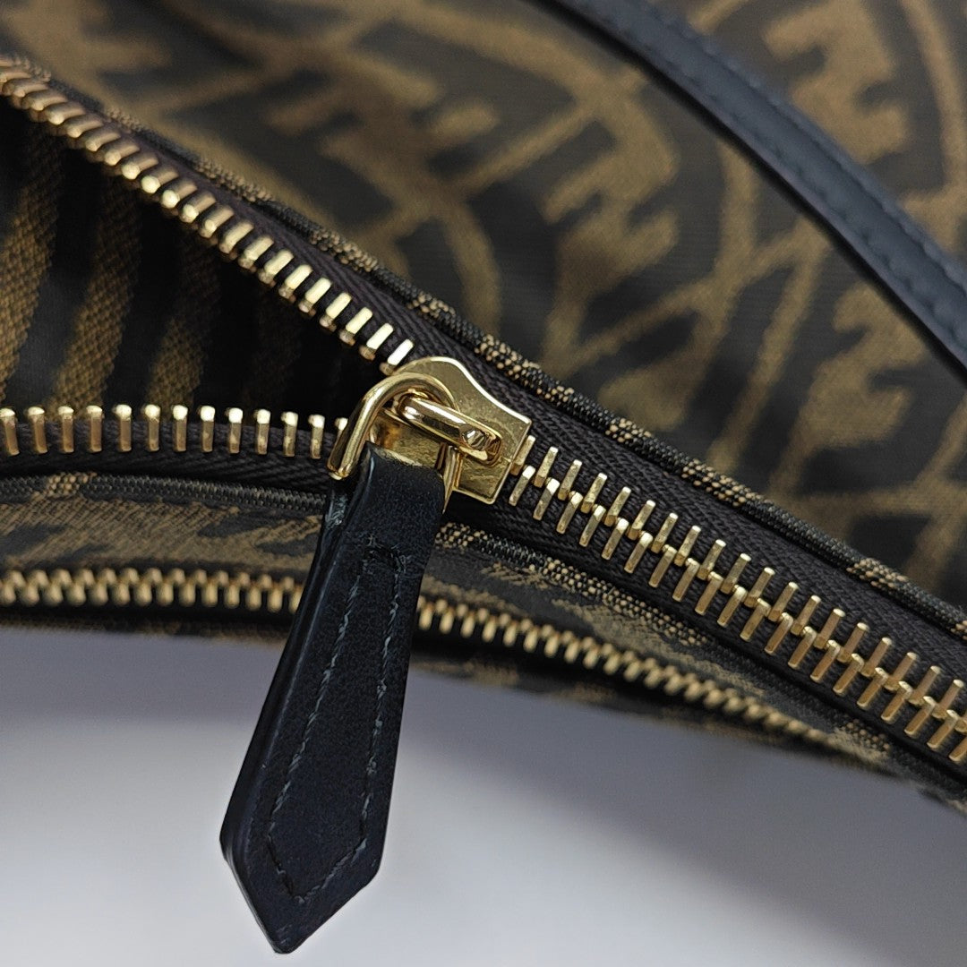 Canvas Top Handle Bag Brown
