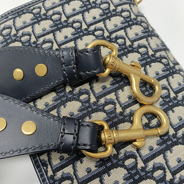 Dioraddict Oblique Canvas Blue