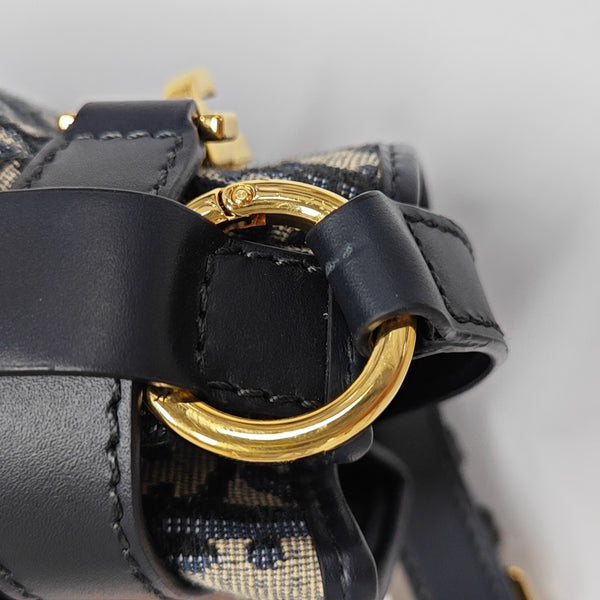 C'est Dior Small Oblique Canvas Blue