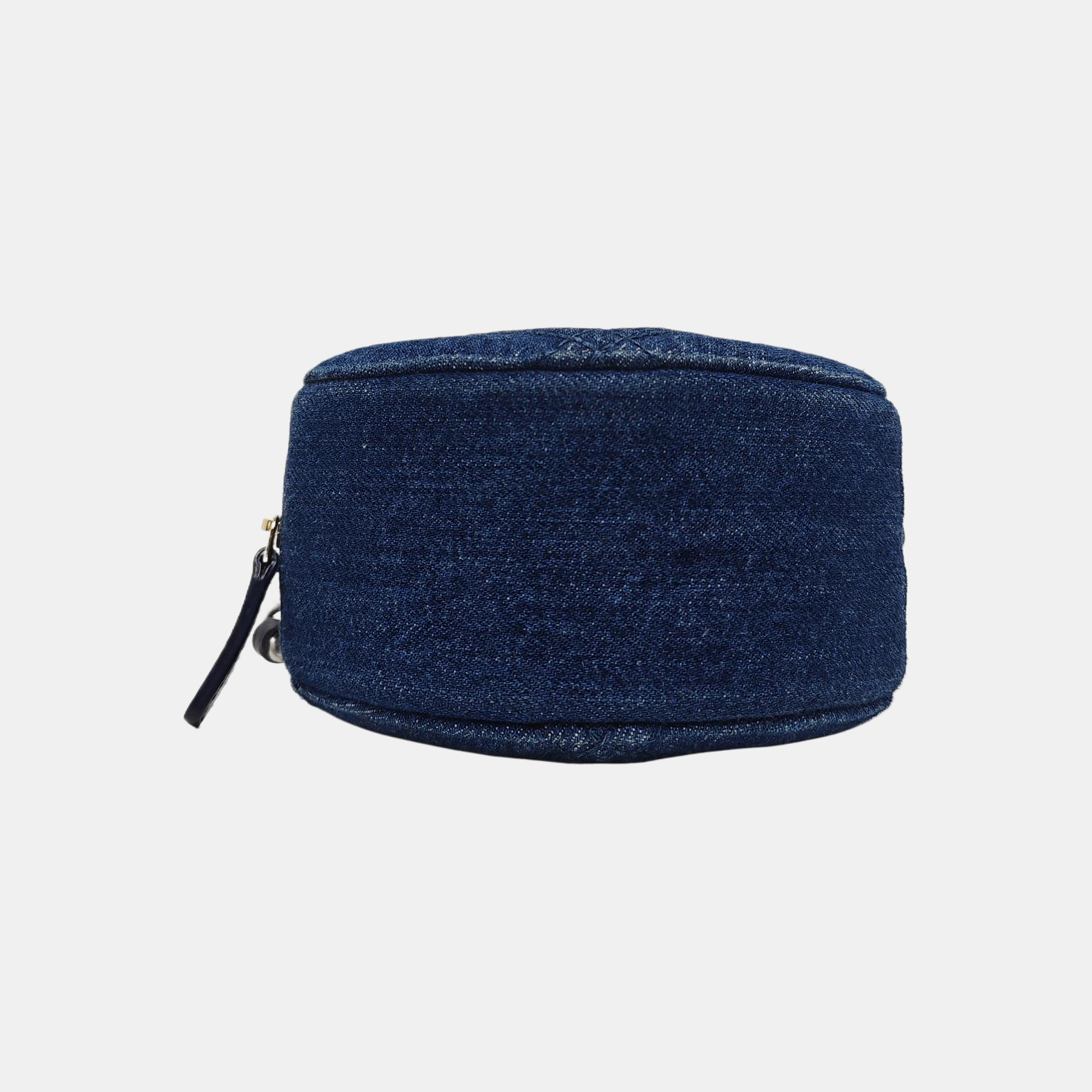 CHANEL 19 Small Quilted Denim Blue