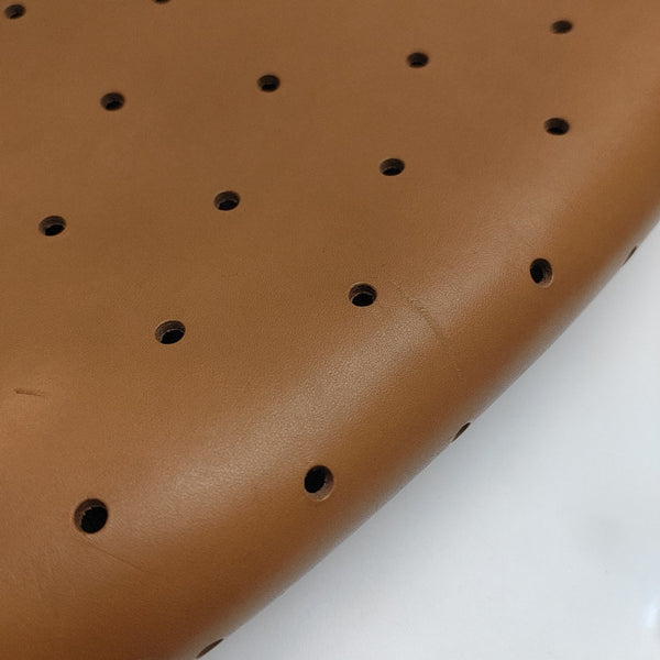 Calfskin Shoulder Bag Brown