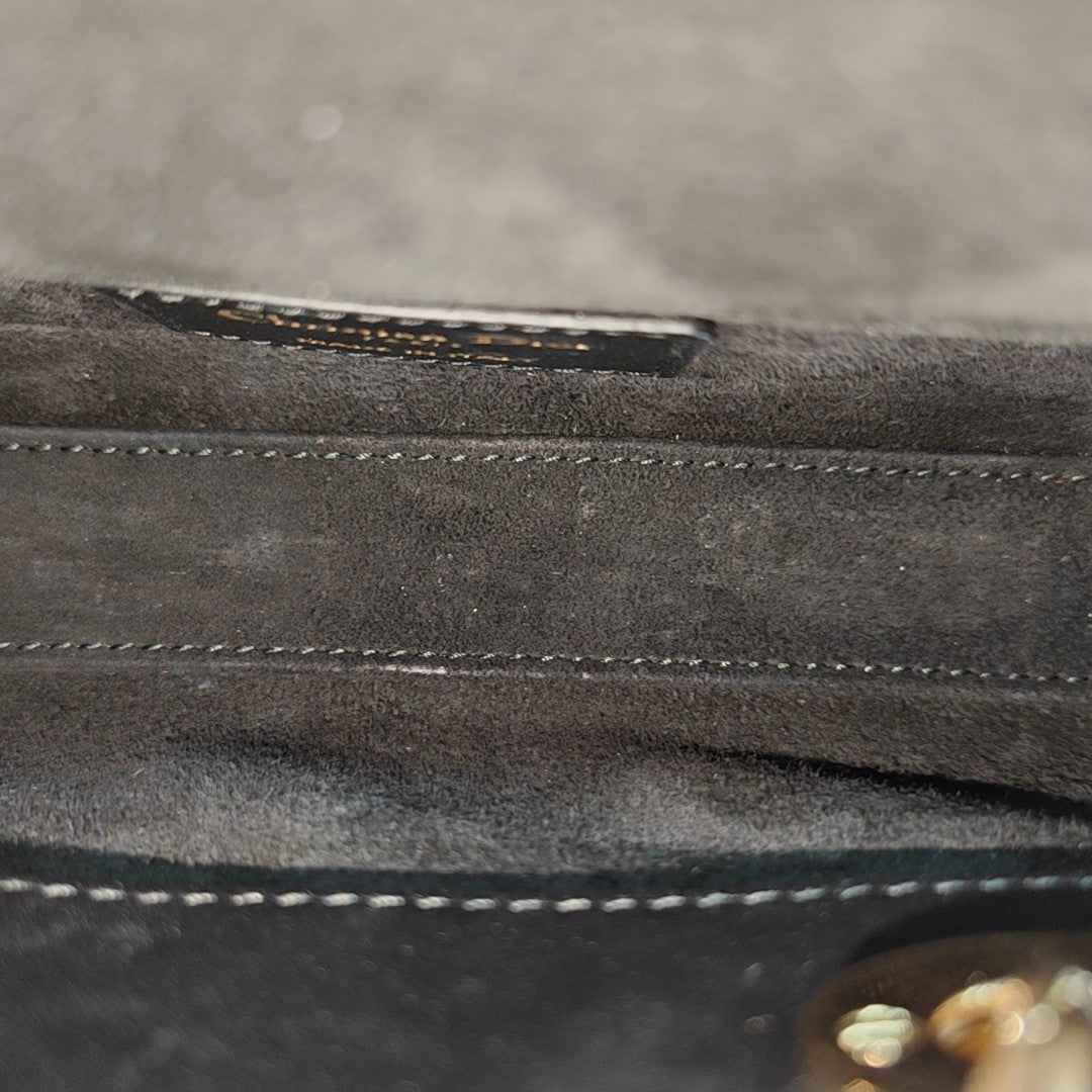 Lady D-Joy Super Mini Cannage Lambskin Black