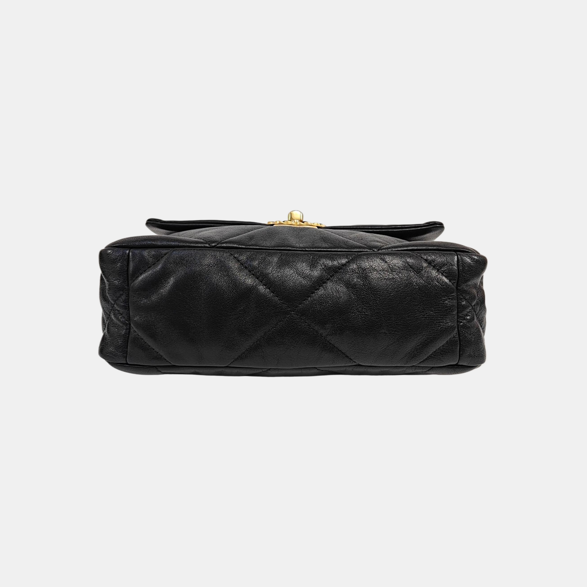 CHANEL 19 Small Quilted Lambskin Black