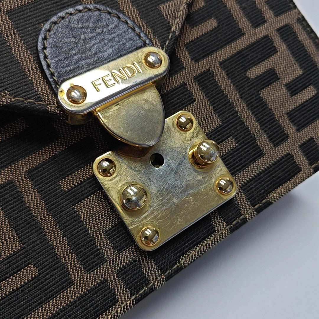 Canvas Shoulder Bag Brown